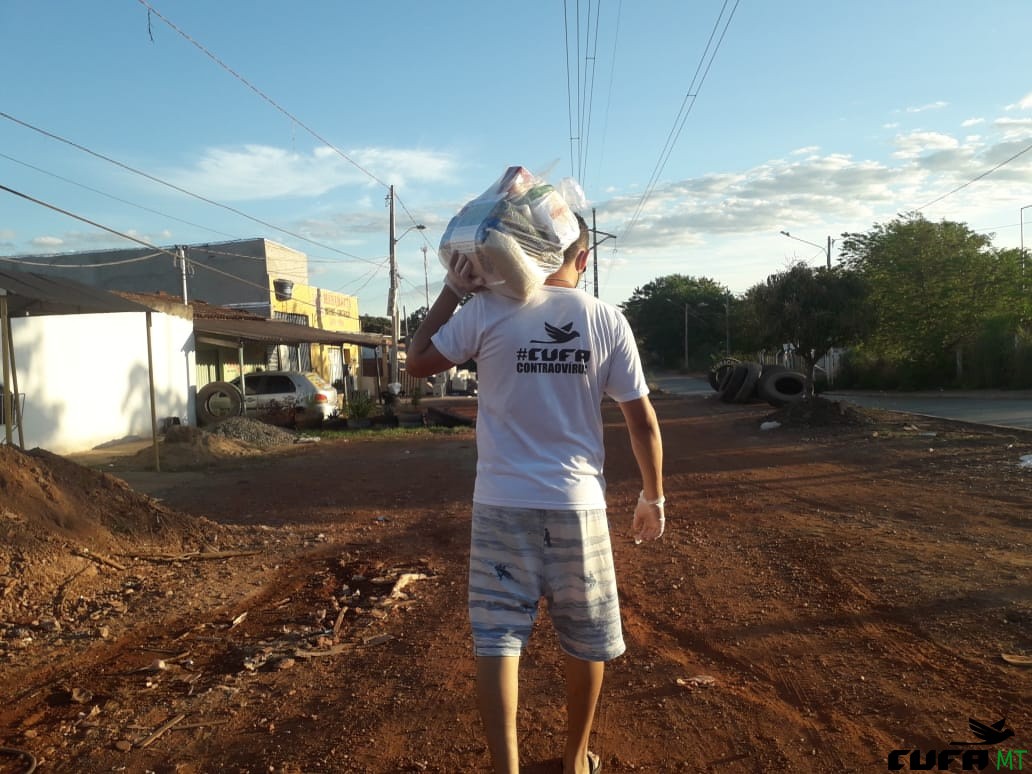 NESTE DOMINGO (21) A CUFA MT ATENDEU FAMÍLIAS DE CUIABÁ