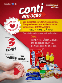 CAMPANHA CONTI EM AÇÃO VAI ARRECADAR CESTA PARA CUFA MT