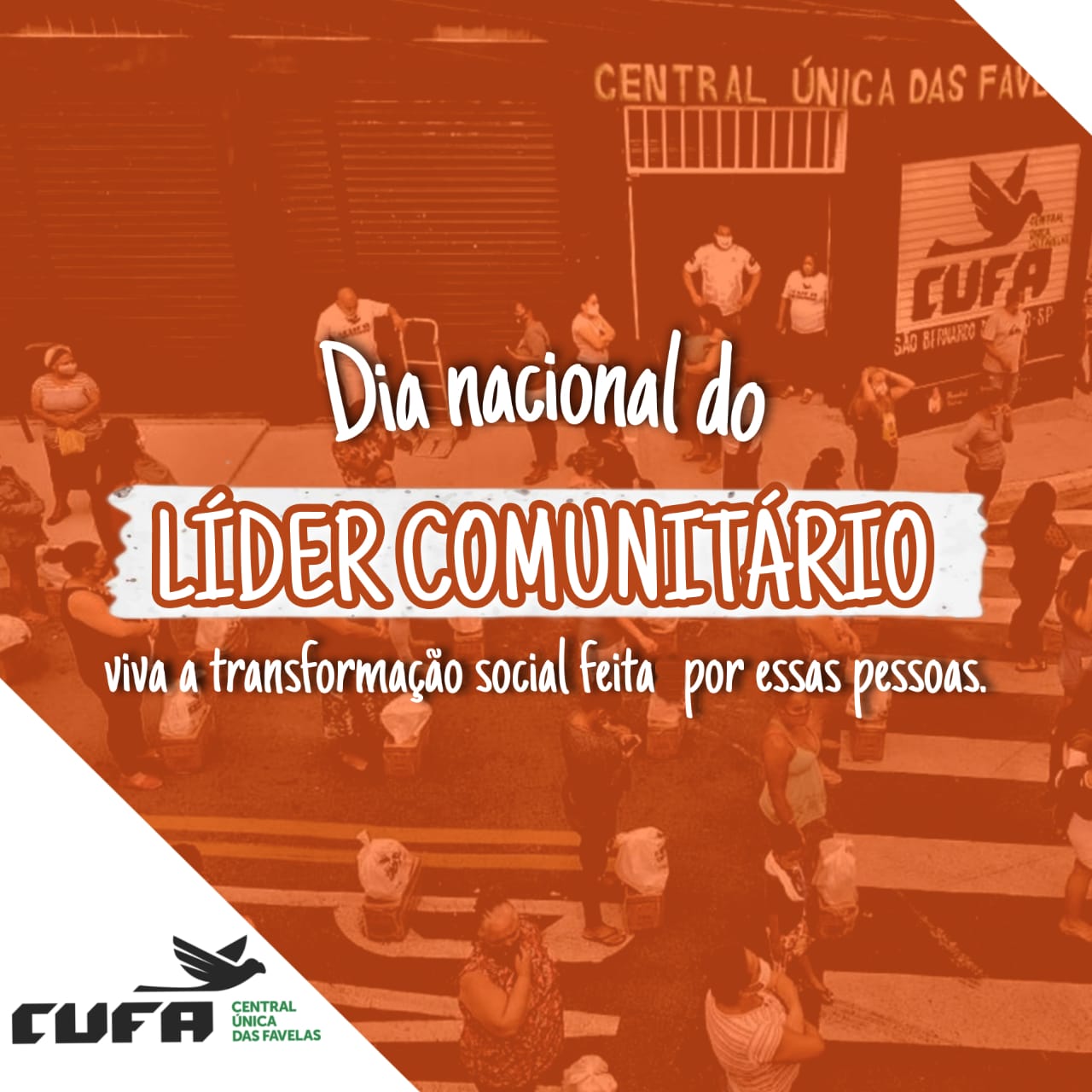 5 de maio, dia nacional do líder comunitário.