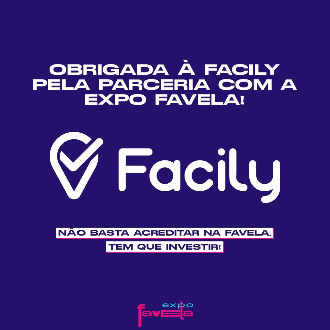 Nos dias 15, 16 e 17 de abril, acontecerá a Expo Favela