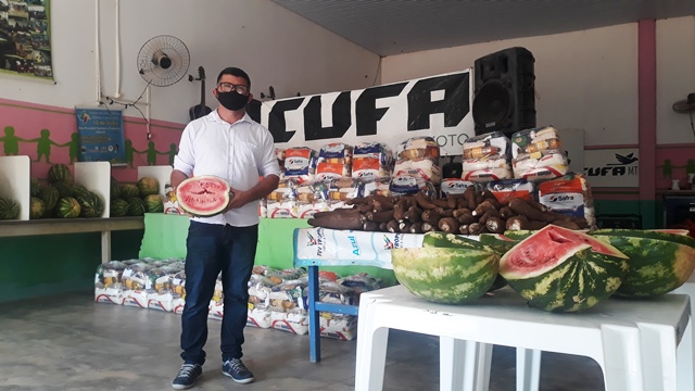 CUFA PEIXOTO - MT RECEBE PARCERIA DA SECRETARIA DE AÇÃO SOCIAL.