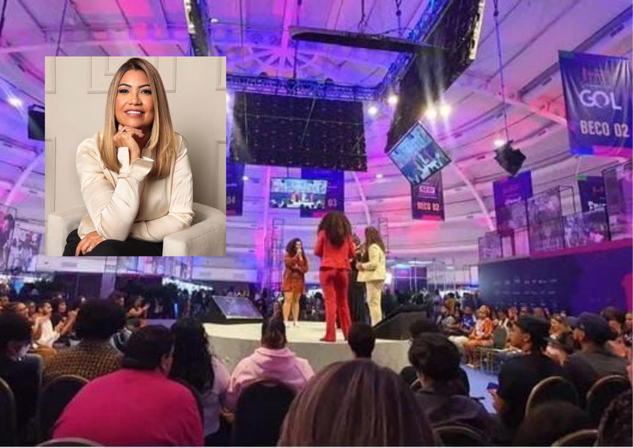 Empresária e investidora Fabiane Oliveira palestra na Expo Favela MT